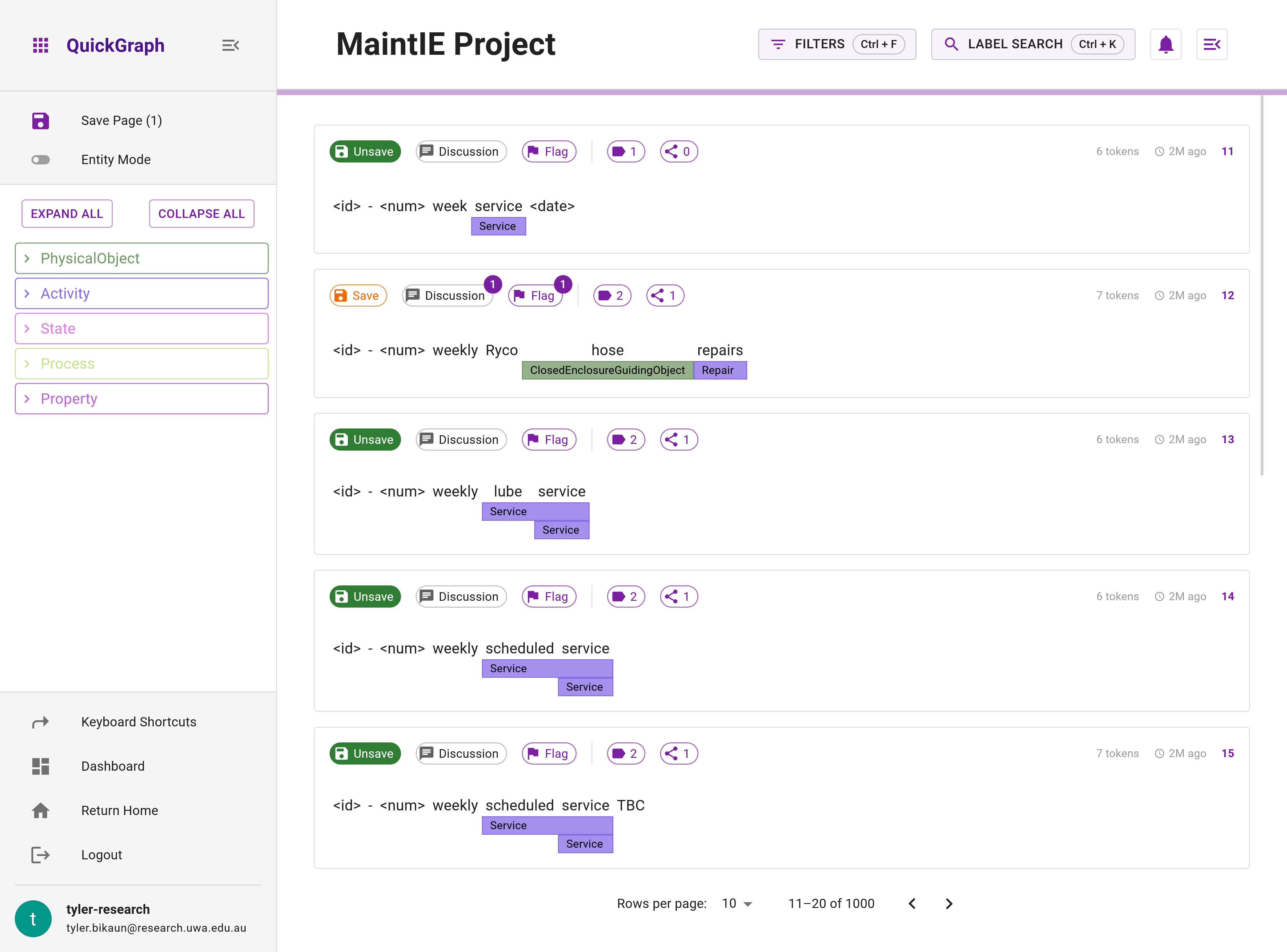 QuickGraph's Annotation View