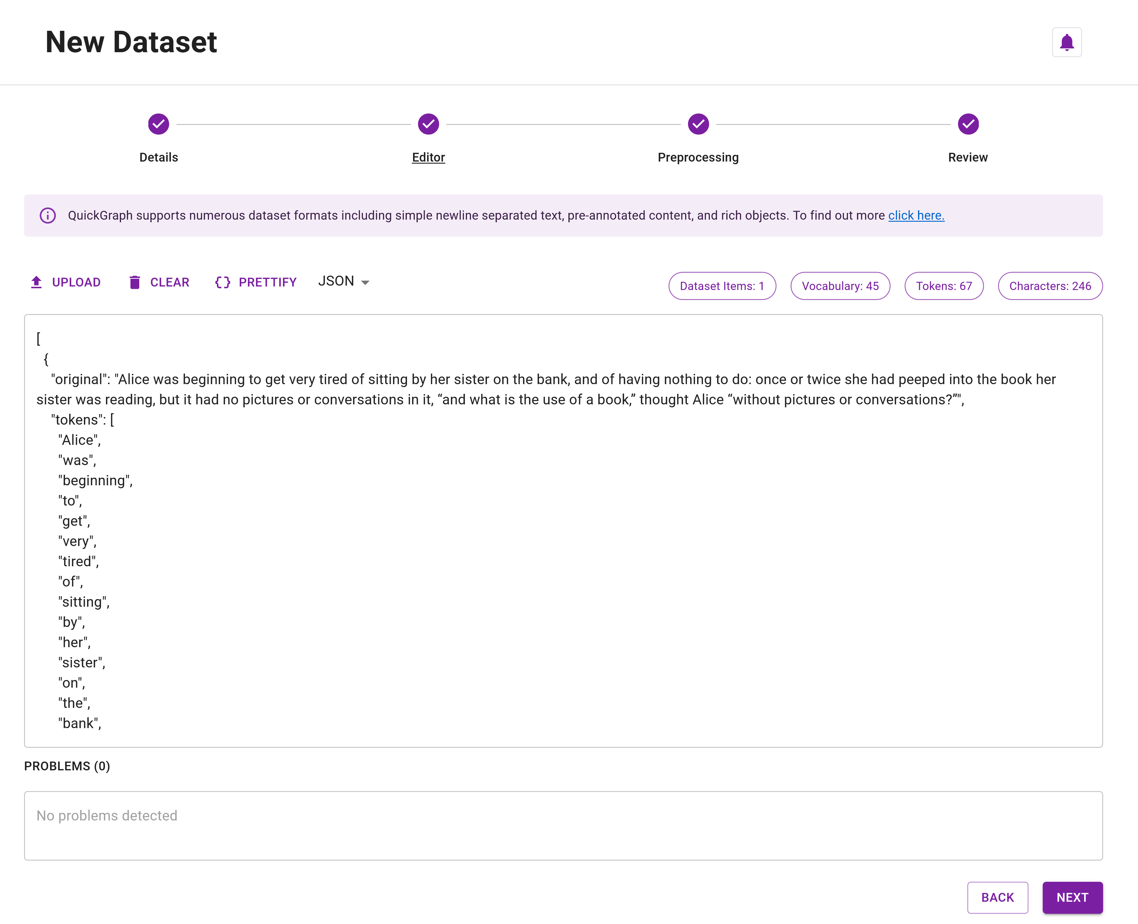 Advanced Tutorial (Preannotated Project) - Preannoated Dataset Editor