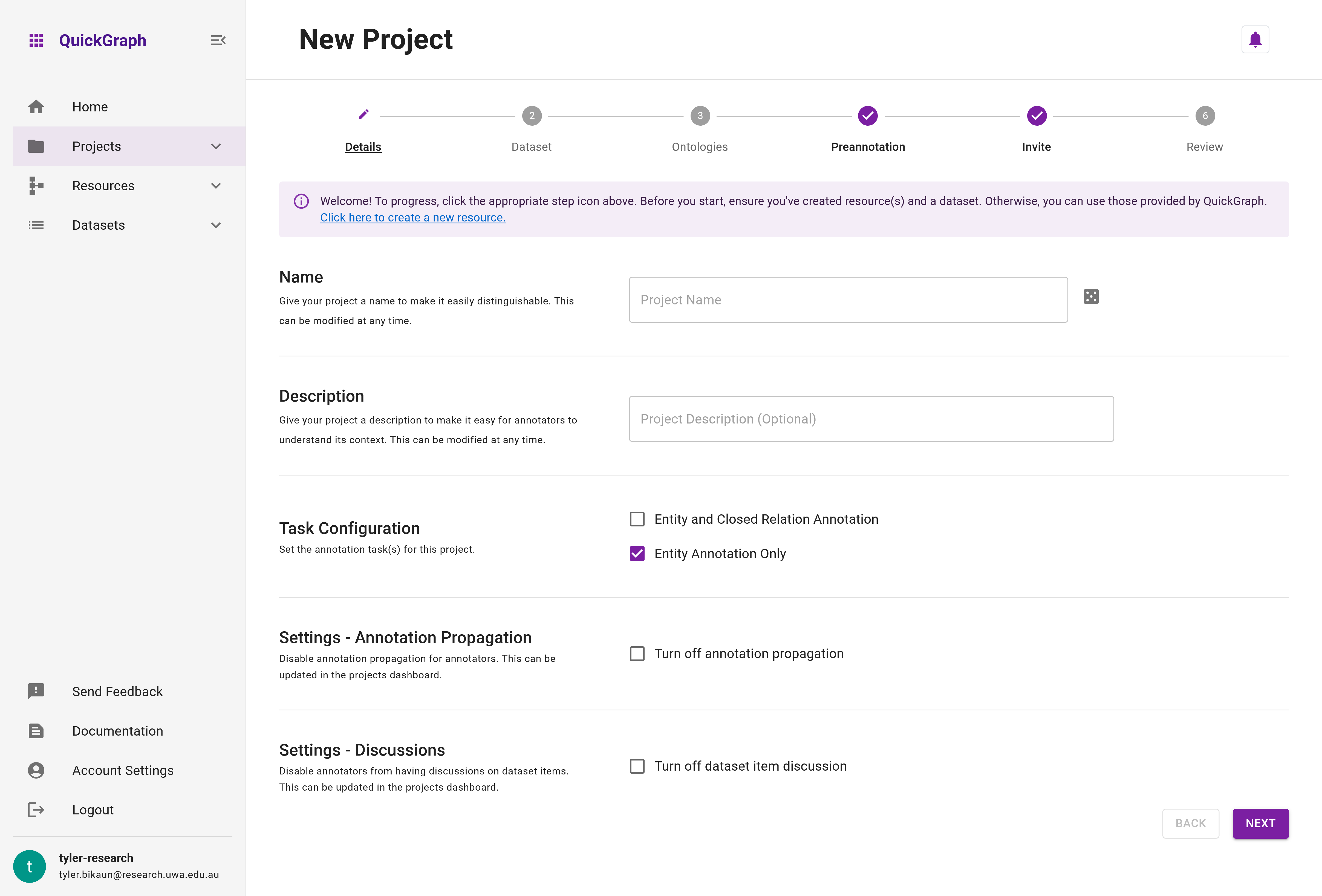 QuickGraph Projects Explorer