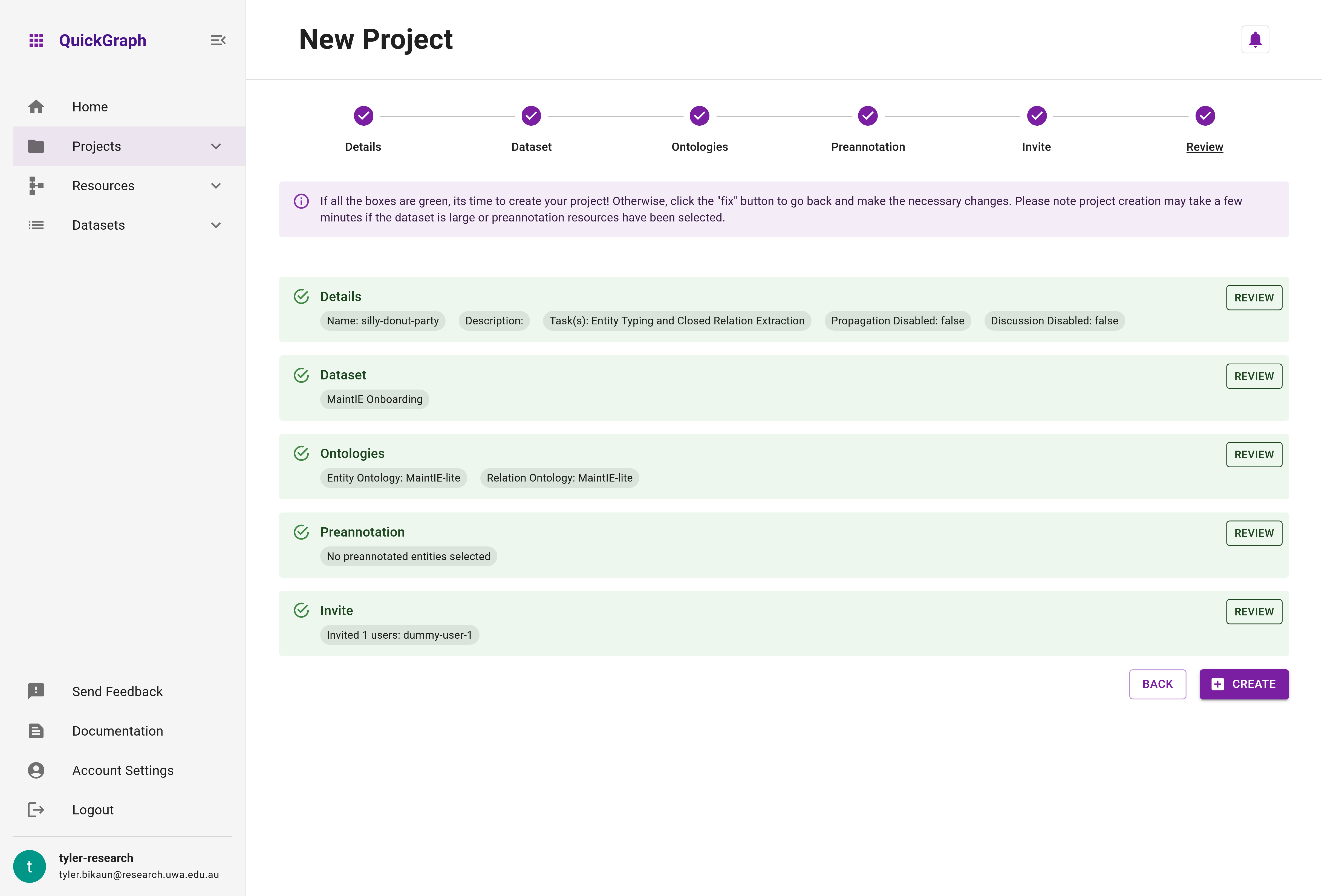 QuickGraph Projects Explorer