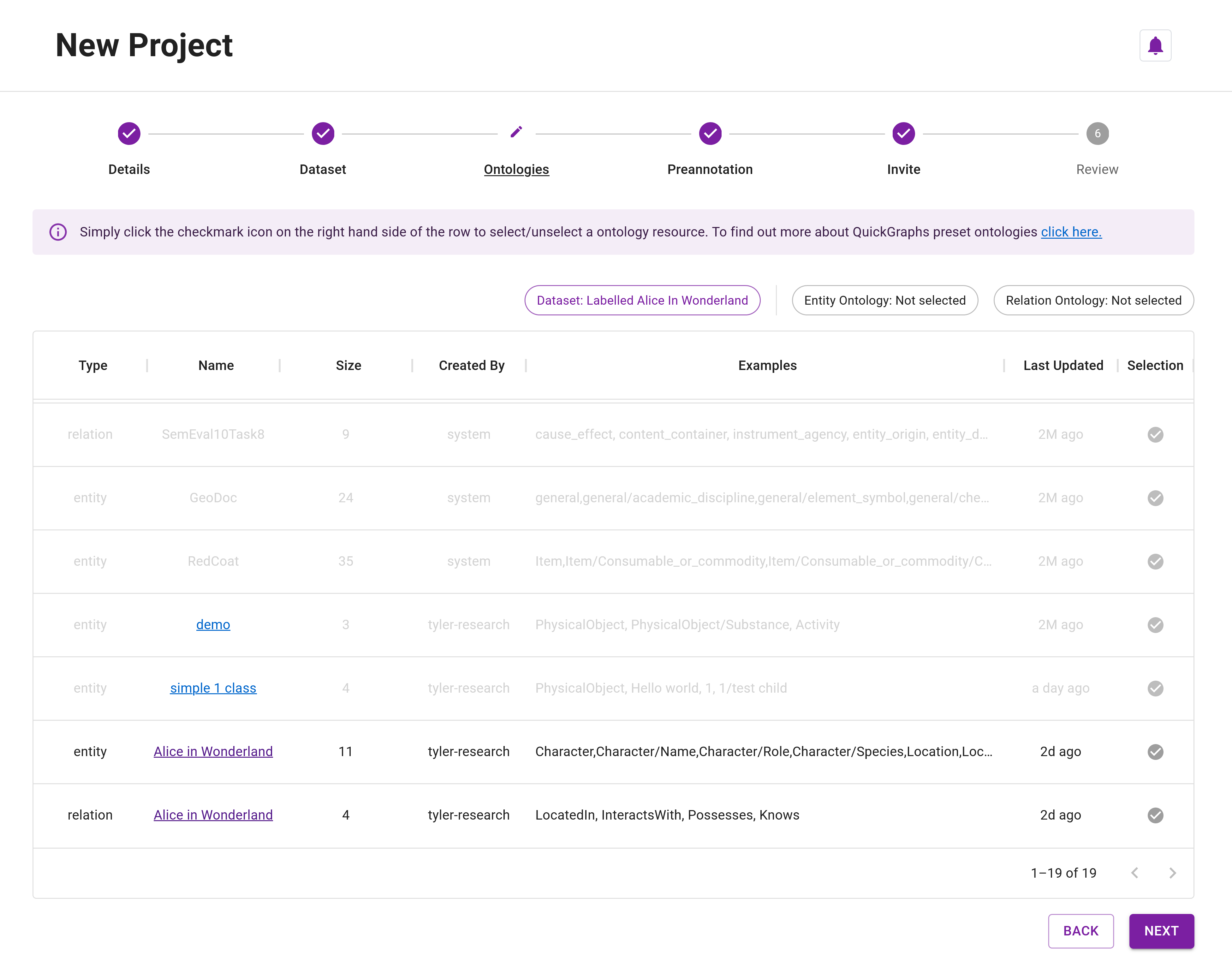 Advanced Tutorial (Preannotated Project) - Project Dataset (Default State)