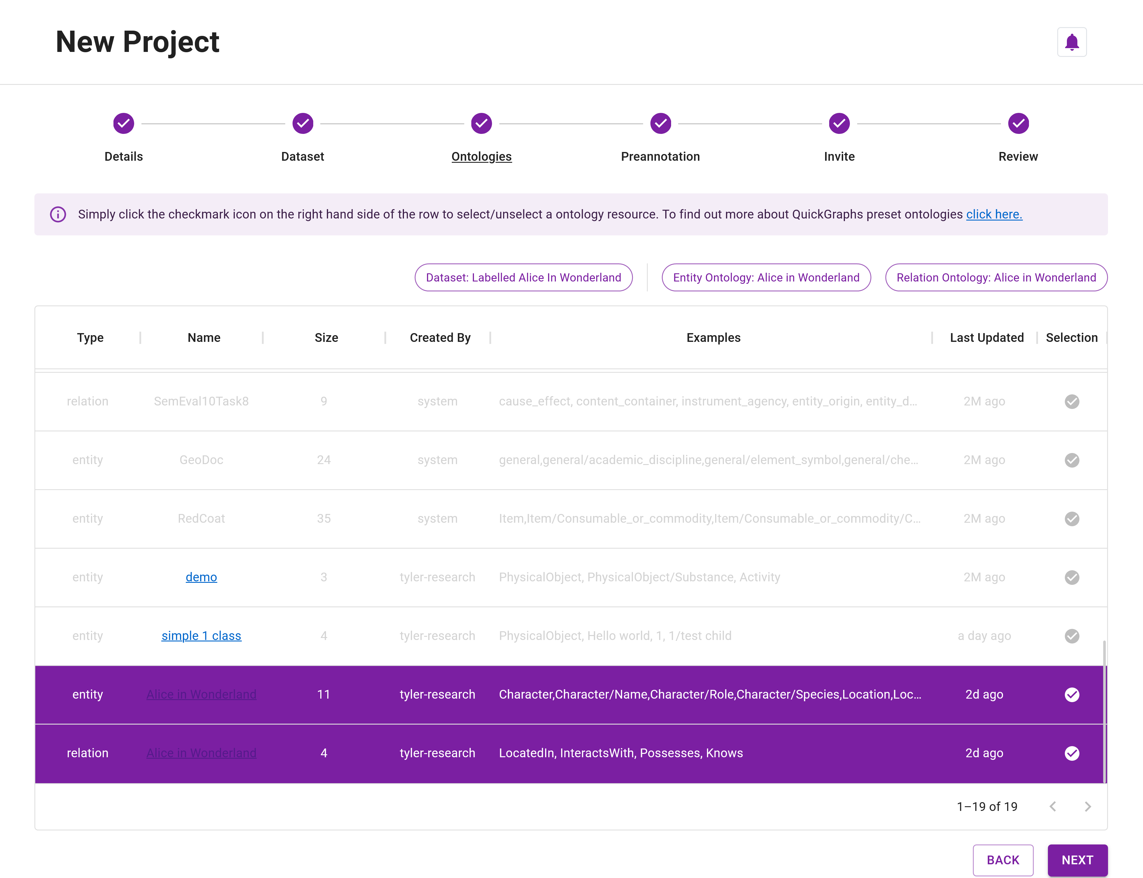 Advanced Tutorial (Preannotated Project) - Project Dataset